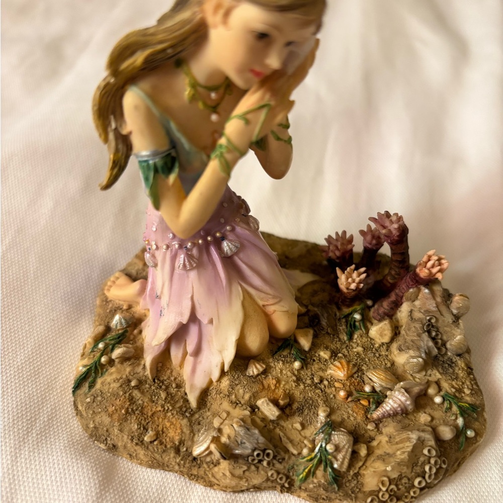 Enchanted Fairy Figurine with Pink Dress